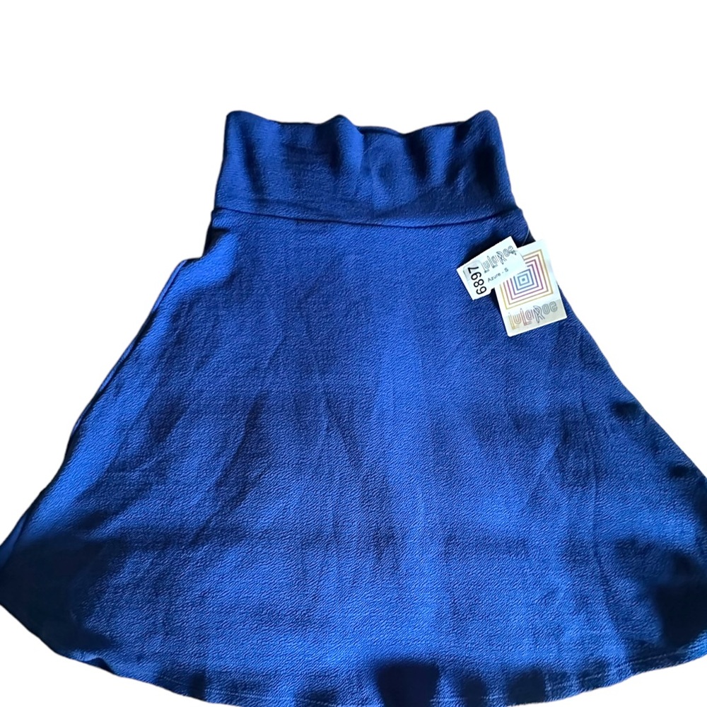 Lularoe Small royal blue Azure a-line skirt . NWT.thick knit. - Picture 1 of 2